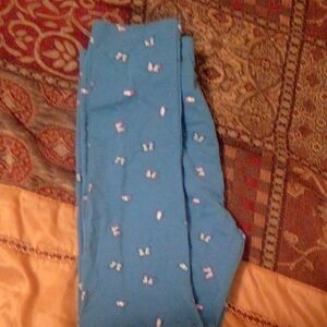 George Blue Kids Leggings with Butterfly Print